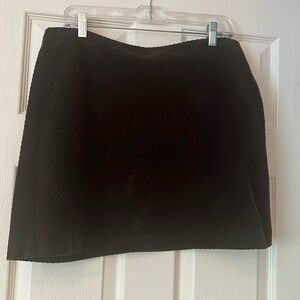 Corduroy olive green skirt from DKNY